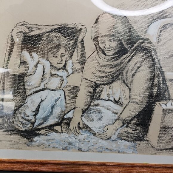 Original Conrado 1 Of 1 Painting Pencil Sketch Painting With Personal Message - Picture 3 of 12